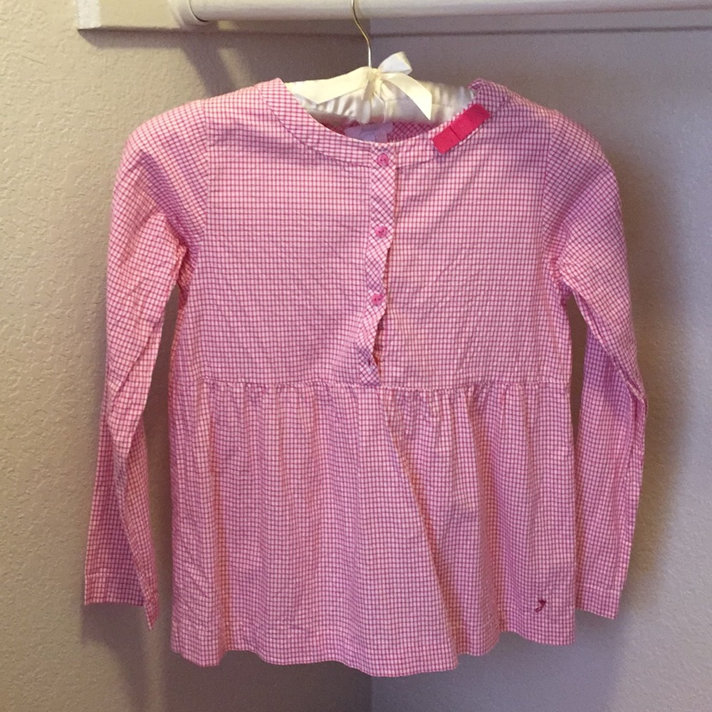 JACADI | Long sleeves half button down shirt 10Y